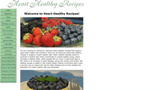Desktop Screenshot of heart-healthy-recipes.net